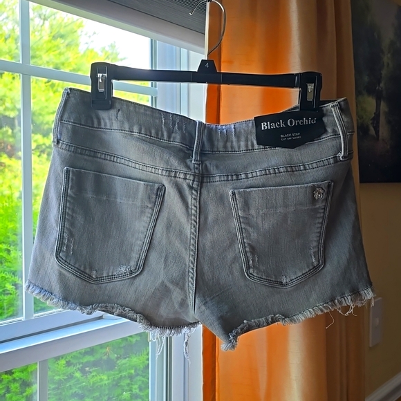 Distressed Summer Jean Shorts - Picture 5 of 7